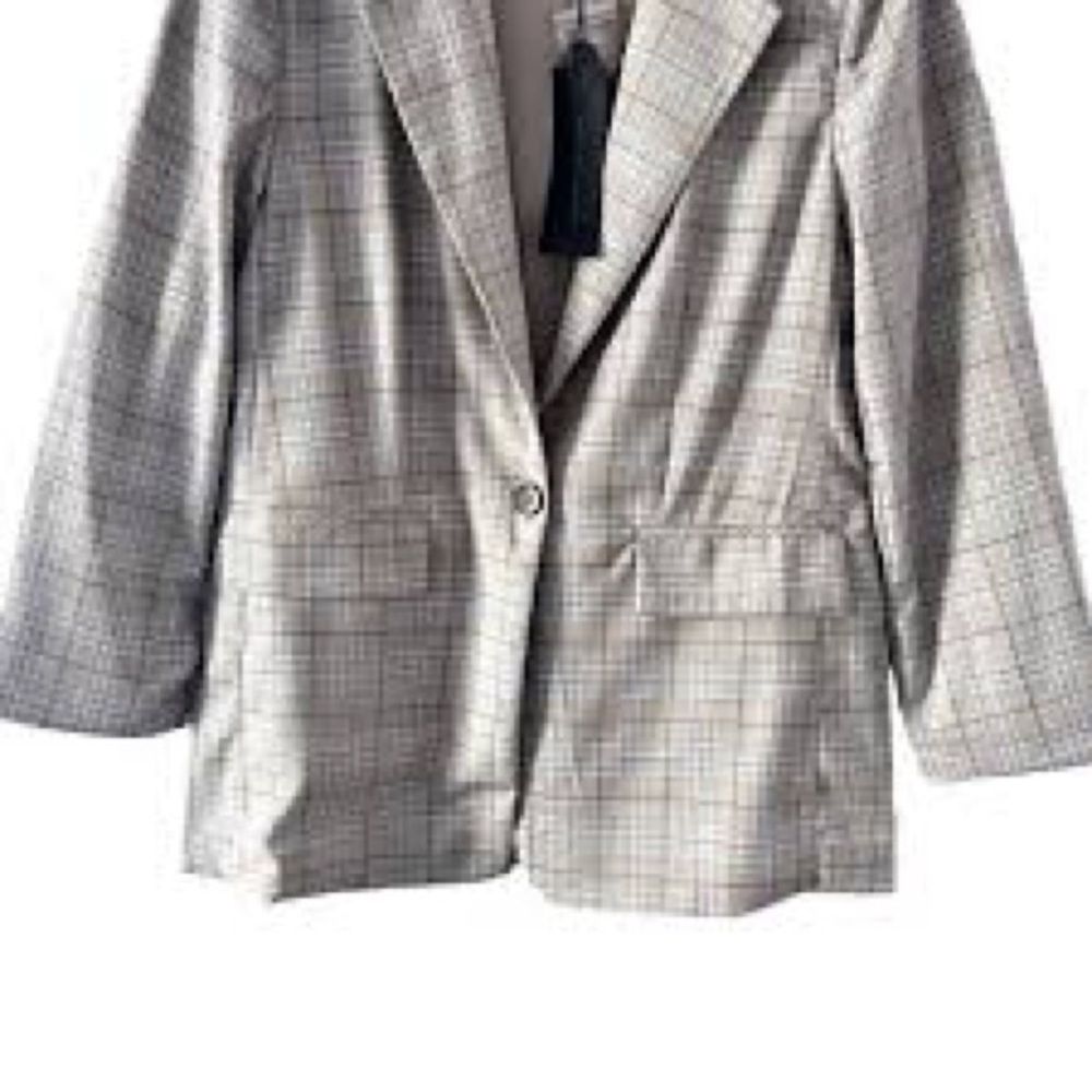 Plaid Women's Blazer
